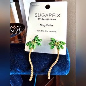 Sugarfix by Baublebar Stay Palm Earrings NWT